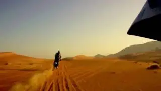 Sunrise, fast ride out of Al Awir near Dubai
