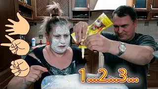 VLOG Играем в камень ножницы бумага