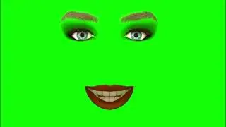 Green Screen Face animation green screen