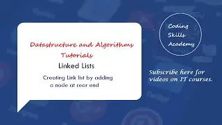 Creating a link list by adding nodes at rear end(appending)