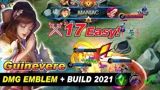 Guinevere Build MANIAC SAKURA WISHES Gameplay 2021 ( Montage ) Best Emblem Set and Build 2021 MLBB