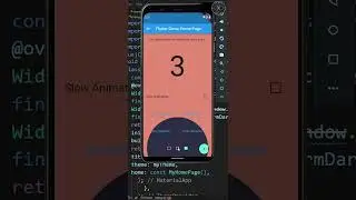 Flutter Animated Theme Switcher || Dynamic Theme Switching In Flutter #flutter #theme #app