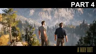 A Way Out Walkthrough Gameplay Part 4 - Police chase