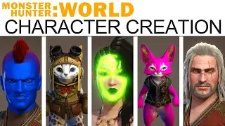 Monster Hunter: World Character Creation (Male & Female, Palicos, All Customization Options, More!)