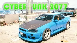 Nissan Skyline GT R R34 / Cyberpunk 2077 Mods