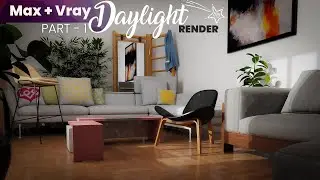 Vray Daylight Rendering 3ds max tutorial part 1 