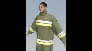 3D-моделирование САПР Julivi - Костюм пожарника-2