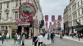 England, London City Street Tour 2023 | 4K HDR Virtual Walking Tour | London Walk 2023