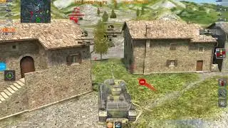 World of Tanks Blitz - Колобанов на Тигре Порше. 5 фрагов. Отличный бой. WoT blitz