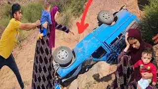Terrible accident: rescue on the road; heartwarming journey of Ali and Khadijah