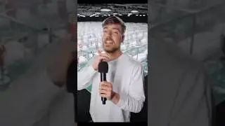 Один самых безумных роликов MrBeast, где учавствовали за приз аж 100 людей!!! #mrbeast #shorts