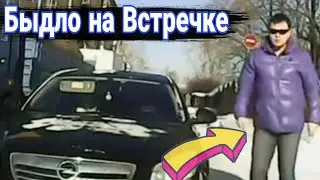 Наказание автохамов на встречке. №2