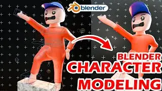 blender full character modeling tutorial || Blender 4.2 Tutorial
