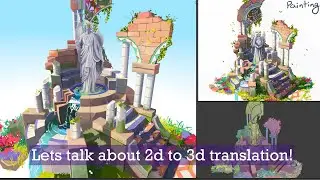 New 2d to 3d translation project || Highlights of some inspiring artists || Gifts for everyone! [4k]