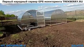 Установка теплиц. Затеняющая сетка на забор. Электрический столб. Привел участок в порядок.