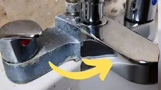 How to Clean Hard water Stains on Taps Like a Pro!