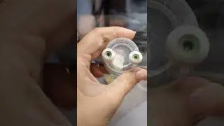 Работаю над новыми глазками #doll #bjd #diy #eyes