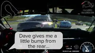 Miata racing at MMC - Van in the Zebra