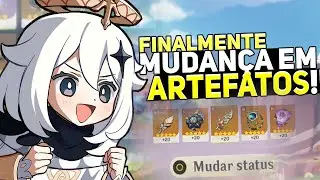 Obrigado HOYOVERSE... Finalmente ALGO DECENTE!! Melhora Nos ARTEFATOS!! GENSHIN IMPACT 5.0