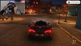 MCLaren 620R | Forza Horizon 5 PS5 Pro | Steering Wheel Gameplay [4K PS5 Pro]