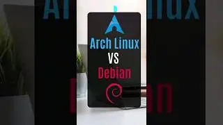 Arch Linux VS Debian in 1 Min 
