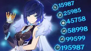 o MELHOR INVESTIMENTO Para Natlan? YELAN C6(Teste, Build e mais) GENSHIN IMPACT!