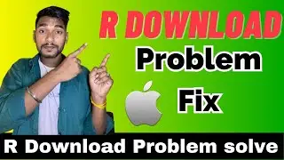 R download shortcut Fix Error ❌| R download Error problem solve 👌😎