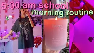 my 5:30am school morning routine *productive of course* :)