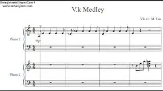 V.k Medley (Piano duet)