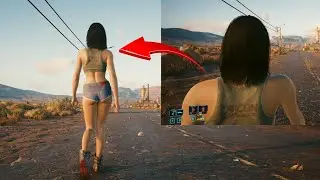 Cyberpunk from 3rd person view - this correction makes it much better