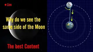 Why do we see only one side of the moon always?  | Synchronous Rotation | 
