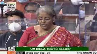 Union Budget 2021 by Minister of Finance of India