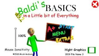This Is Too Funny! | Baldi's Basics In A Little Bit Of Everything V1.5.2 (LOL Ending)