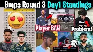 GODL SUPORT TUTU? 🤯 Live Ban 🚨 BMPS Round 3 Day1 Standings 🤔