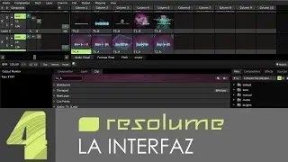 La interfaz de Resolume | moon-brain.com