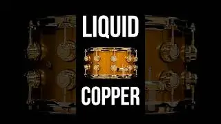 New Exotic Lacquer‼️ DW Collector’s 7x14 Maple Snare - Liquid Copper,🥁 