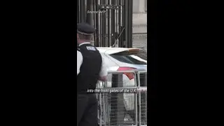 Driver arrested after crashing into Downing Street gate