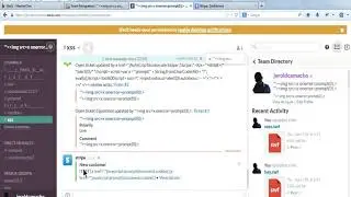 slack com xss | Bug bounty XSS POC