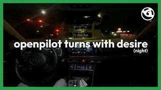 openpilot turns with desire