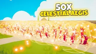 50x CELESTIAL AEGIS vs EVERY FACTION | TABS Update Gameplay