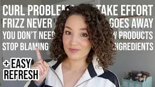 6 Harsh Truths About Curly Hair | Easy Refresh Routine + GRWM