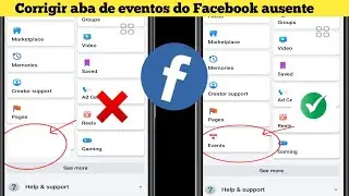 Como corrigir a guia de eventos ausente do Facebook 2024 | Problema de guia de eventos ausente do