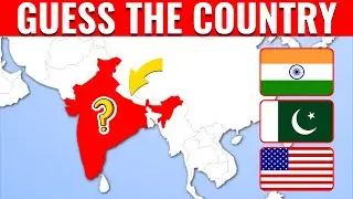 Guess The Country On The Map - Guess The Country Quiz