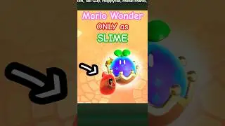 Can you Beat #MarioWonder using ONLY the Wubba?? #mario #nintendo #gaming