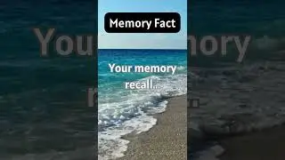 Fun fact about memory... 