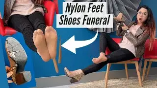 BYE Vince Camuto Leather Boots, Sheer Nylon Pantyhose Feet Soles Toes, Tights Leggings Legs Review