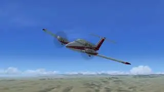 Landing the Beechcraft Dutchess 76 at Logan International in FSX