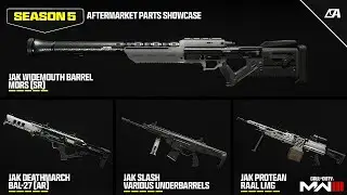 Modern Warfare 3 All New Season 5 Aftermarket Parts (Weekly Challenge Rewards)