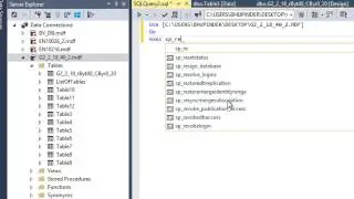 How to Rename a Table in t-sql in Visual Studio