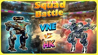 Cuộc chiến Meta tank mới Raptor ⚔️ Clan Battle - VNE vs HK    ｜ War Robot
